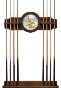 Cal State Long Beach Solid Wood Cue Rack Pool Table