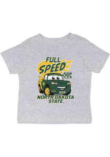 Vive La Fete North Dakota State Bison Infant Full Speed Short Sleeve T-Shirt Grey
