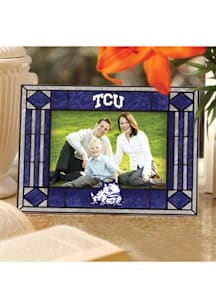 TCU Horned Frogs Art-Glass Horizontal Picture Frame - Purple