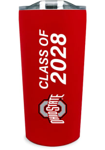 Red Ohio State Buckeyes 18oz Class of 2028 Soft Touch Stainless Steel Tumbler