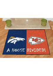 Denver Broncos 34x45 House Divided Interior Rug