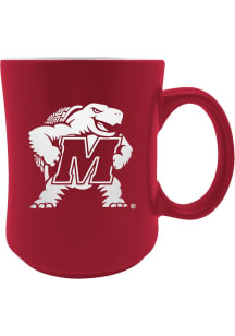 Red Maryland Terrapins 19oz Laser Etch Ceramic Mug