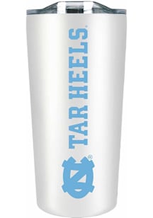 North Carolina Tar Heels 18oz Soft Touch Stainless Steel Tumbler - White