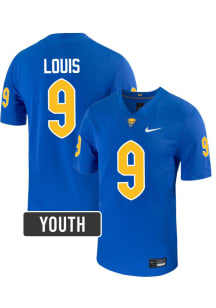 Kyle Louis Nike Youth Blue Pitt Panthers NIL Name And Number Football Jersey Jersey