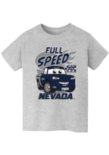 Vive La Fete Nevada Wolf Pack Youth Grey Full Speed Short Sleeve T-Shirt