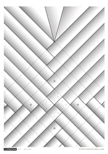 Minnesota Twins Metrodome II Minimalist 24x32 Ballpark Wall Art - White