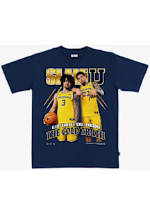 Michigan Wolverines Navy Blue SLAM Cover Tee - Lendeborg & Cadeau Short Sleeve Fashion Player T Sh..