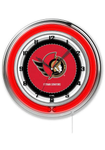 Ottawa Senators 19in Neon Wall Clock