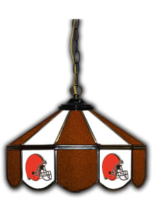 Cleveland Browns 14 Inch Stained Glass Pub Lamp