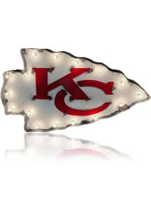Kansas City Chiefs Recycled Metal Logo Marquee Sign