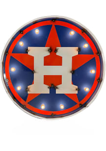 Houston Astros Recycled Metal Marquee Sign