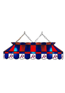 Atlanta Braves 40 Inch Stained Glass Blue Billiard Lamp