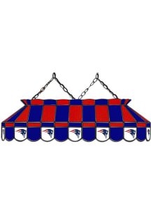 New England Patriots 40 Inch Stained Glass Red Billiard Lamp