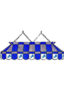 Detroit Lions 40 Inch Stained Glass Blue Billiard Lamp