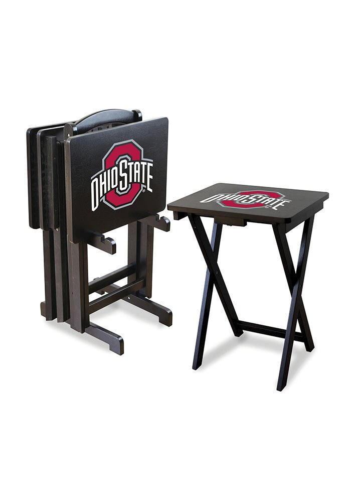 Ohio State Buckeyes 4 Pack TV Tray Set