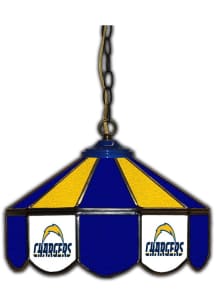 Los Angeles Chargers 14 Inch Stained Glass Pub Lamp
