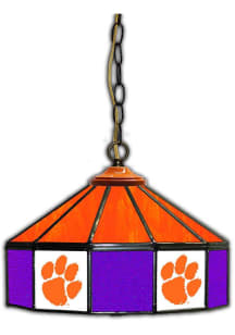 Clemson Tigers 14 Inch Stained Glass Pub Lamp