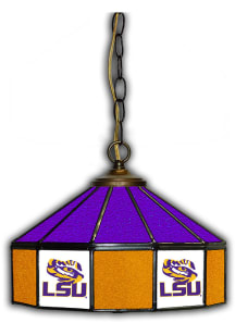 LSU Tigers 14 Inch Stained Glass Pub Lamp