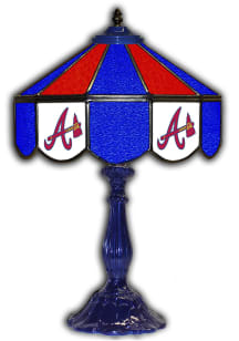 Atlanta Braves 21 Inch Glass Pub Lamp