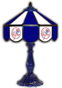 New York Yankees 21 Inch Glass Pub Lamp
