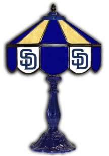 San Diego Padres 21 Inch Glass Pub Lamp