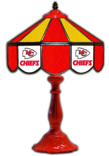 Kansas City Chiefs 21 Inch Glass Pub Lamp