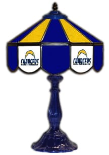 Los Angeles Chargers 21 Inch Glass Pub Lamp