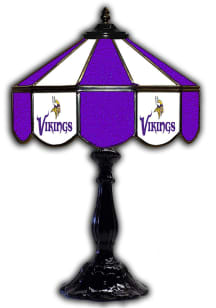 Minnesota Vikings 21 Inch Glass Pub Lamp