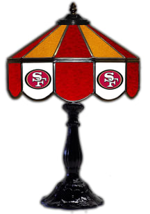 San Francisco 49ers 21 Inch Glass Pub Lamp
