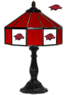 Arkansas Razorbacks 21 Inch Glass Pub Lamp
