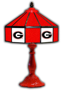 Georgia Bulldogs 21 Inch Glass Pub Lamp