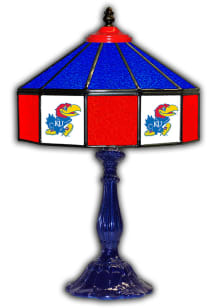 Kansas Jayhawks 21 Inch Glass Pub Lamp