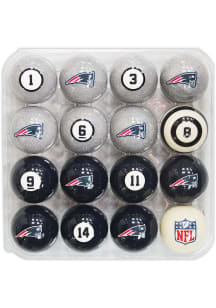 New England Patriots Team Color Billiard Balls