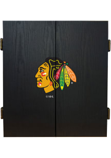 Chicago Blackhawks Fan Dart Board Cabinet