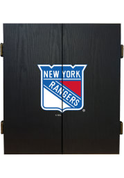 New York Rangers Fan Dart Board Cabinet