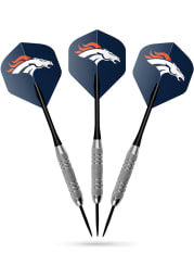 Denver Broncos Fan Set Dart Board Cabinet