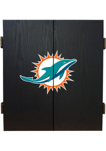 Miami Dolphins Fan Dart Board Cabinet