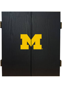 Michigan Wolverines Fan Dart Board Cabinet