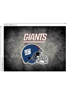 New York Giants 4x6 Distressed Interior Rug