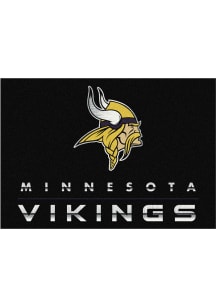 Minnesota Vikings 4x6 Chrome Interior Rug