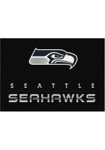 Seattle Seahawks 4x6 Chrome Interior Rug