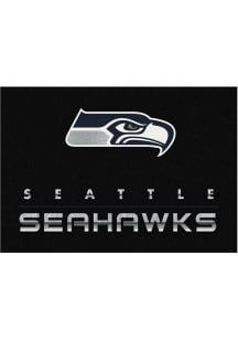 Seattle Seahawks 6x8 Chrome Interior Rug
