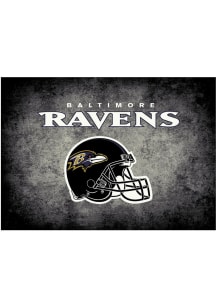 Baltimore Ravens 8x11 Distressed Interior Rug
