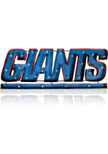 New York Giants Recycled Metal Marquee Sign