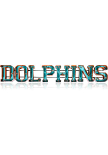 Miami Dolphins Recycled Metal Marquee Sign