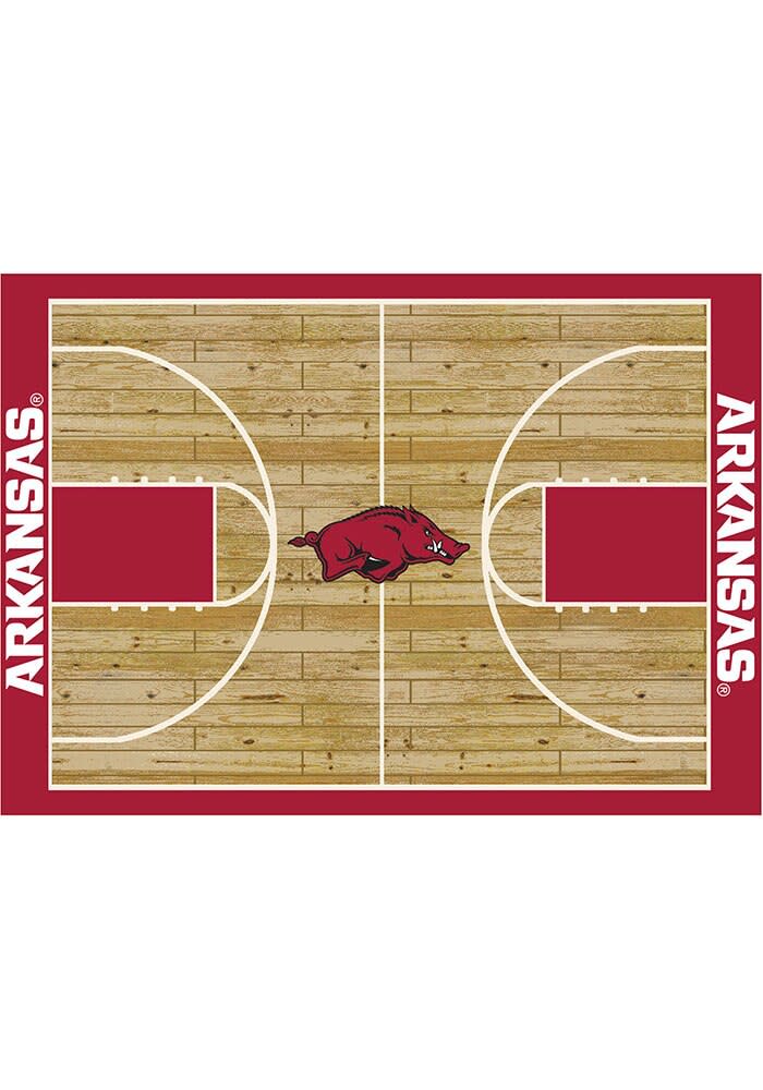 Razorback Rugs Arkansas Razorbacks 6x8 Courtside Interior Rug CARDINAL - 1932163