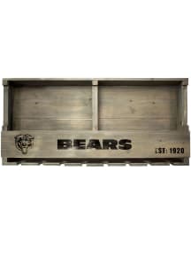 Chicago Bears Reclaimed Bar Shelf Wine Accessory