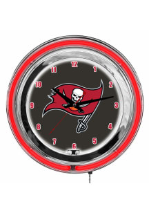 Tampa Bay Buccaneers 14 Inch Neon Wall Clock
