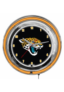 Jacksonville Jaguars 14 Inch Neon Wall Clock