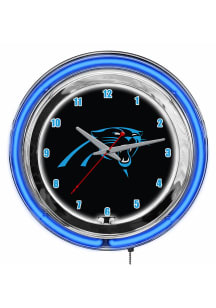 Carolina Panthers 14 Inch Neon Wall Clock